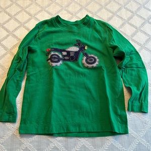 Hanna Anderson boy’s motorcycle Long Sleeve Shirt